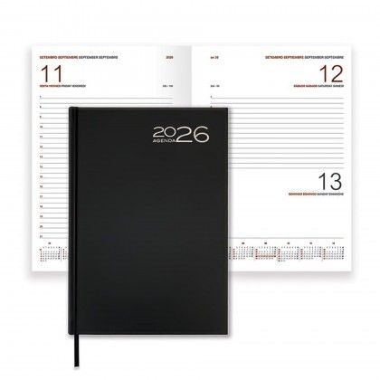 Agenda Di�ria 2026 Orion Preto 14X21cm