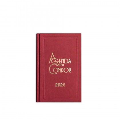 Agenda Di�ria 2026 Mini Condor Vermelho 10X16cm