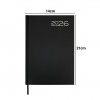 Agenda Di�ria 2026 Orion Preto 14X21cm