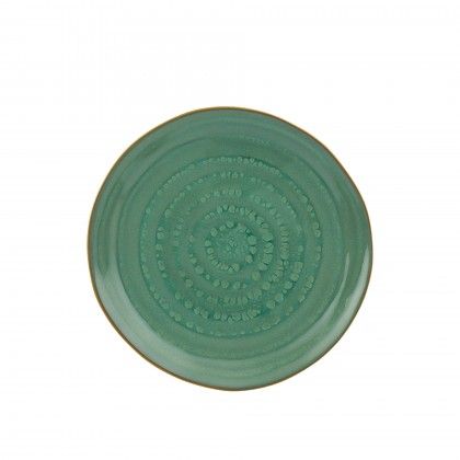 Prato Sobremesa Jade Gemstone 22cm Prato Sobremesa Jade Gemstone 22cm