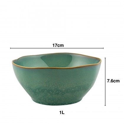 Taça Jade Gemstone 1000ml 17X7.6cm Taça Jade Gemstone 1000ml 17X7.6cm