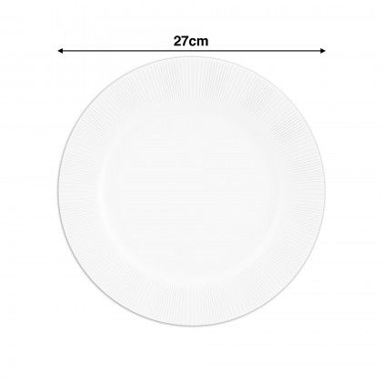Prato Raso Verve Wh 27cm