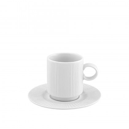 Ch�vena Caf� Verve Wh 90ml com pires