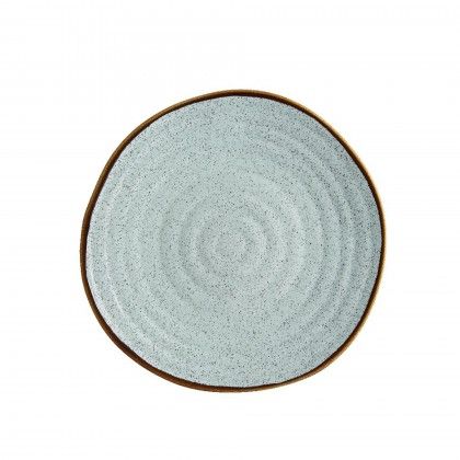 Prato Raso Rustic Blend Turquesa 28X2.5cm