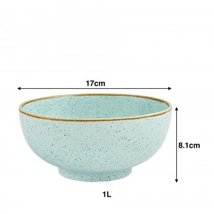 Ta�a Rustic Blend Turquesa 1000ml 17X8.1cm
