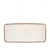 Travessa Rustic Blend Branco 36.5X17X3cm Travessa Rustic Blend Branco 36.5X17X3cm
