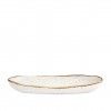 Travessa Rustic Blend Oval Branco 34.5X17X4.5cm Travessa Rustic Blend Oval Branco 34.5X17X4.5cm