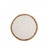 Prato Pão Rustic Blend Branco 16X2.5cm Prato Pão Rustic Blend Branco 16X2.5cm