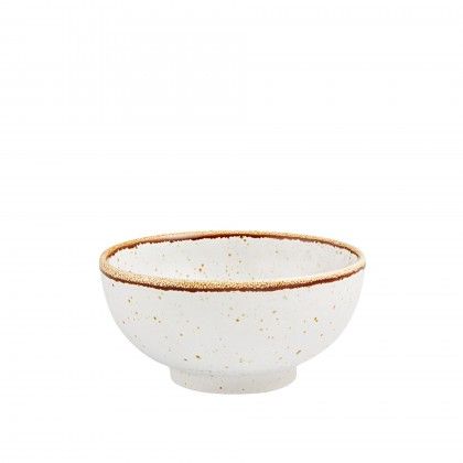 Taça Rustic Blend Branco 350ml 12X6cm Taça Rustic Blend Branco 350ml 12X6cm