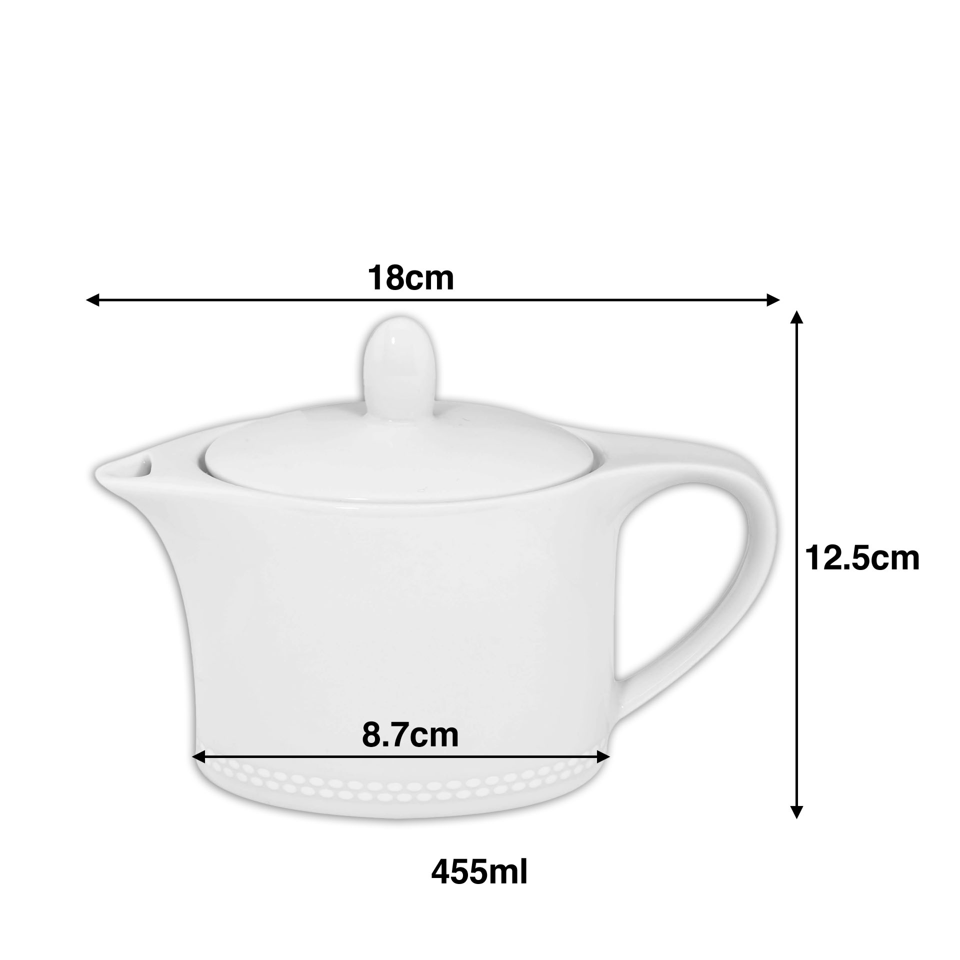 Bule Perla 455ml 18X8.7X12.5cm
