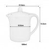 Cafeteira Perla 926ml 21.9X10.9X14.5cm Cafeteira Perla 926ml 21.9X10.9X14.5cm
