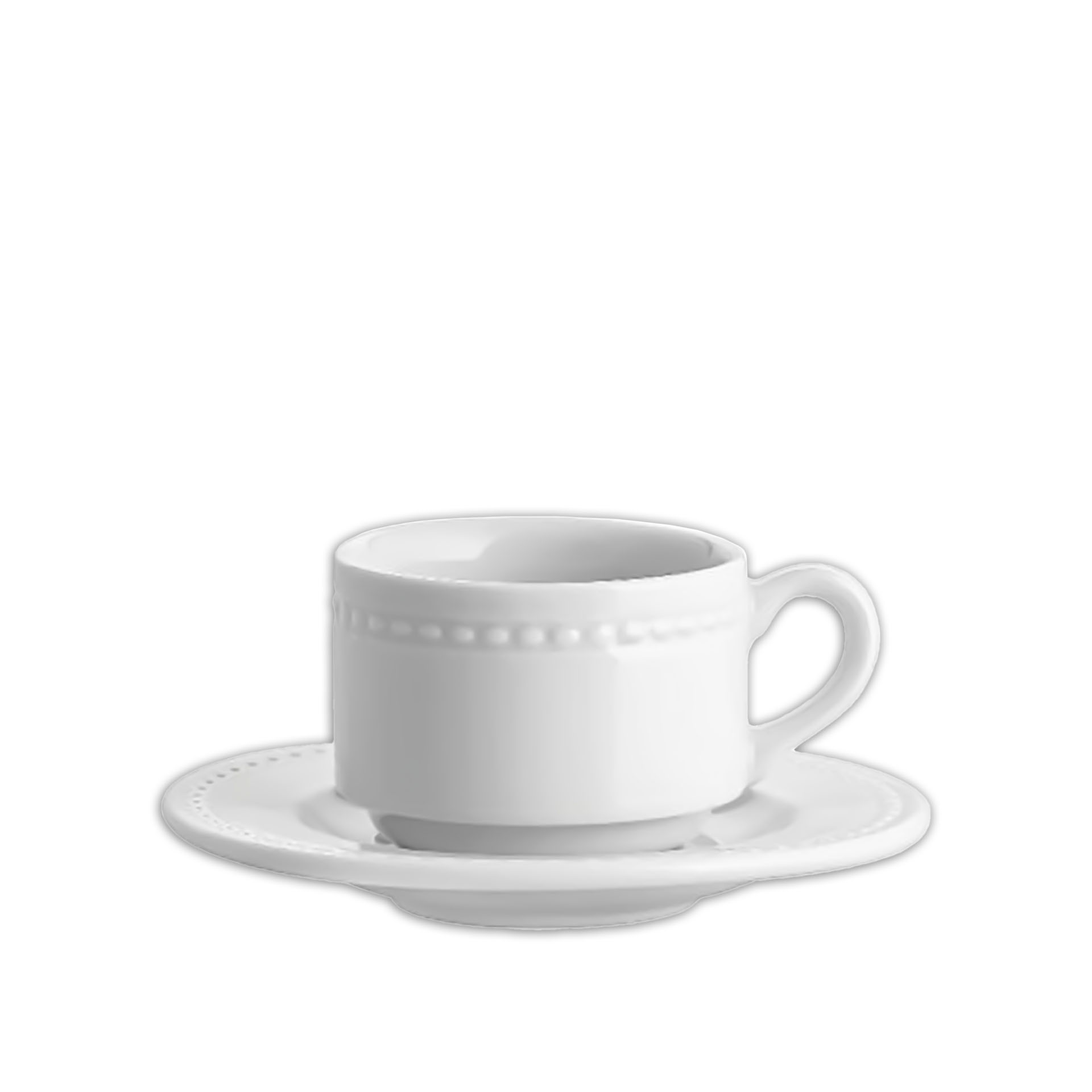 Chávena Café Perla com Pires 101ml 12.3X1.7cm