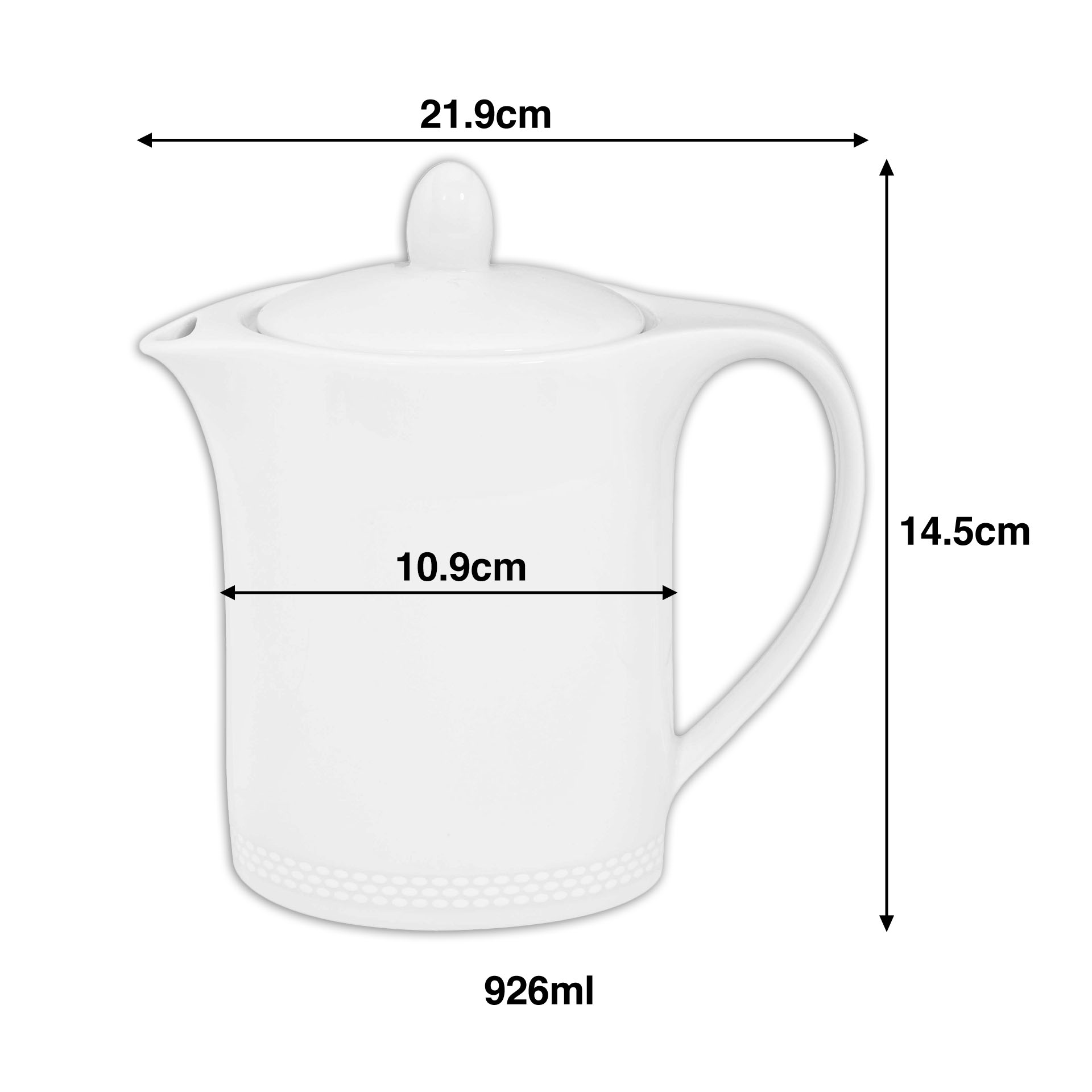 Cafeteira Perla 926ml 21.9X10.9X14.5cm