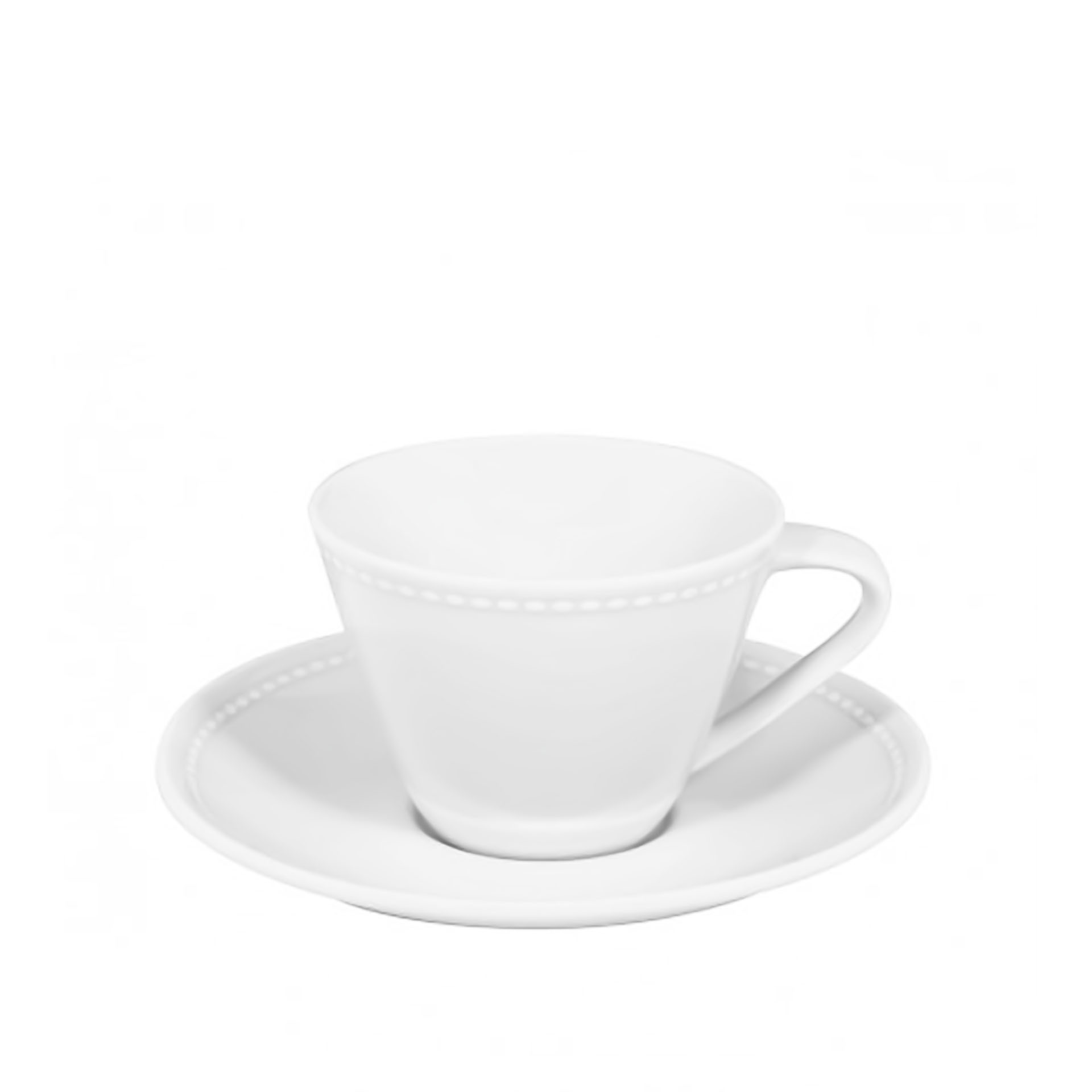 Chávena Chá Perla com Pires Lisa 210ml 15.7X2.5cm