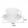 Chávena Pequeno Almoço Perla com Pires Lisa 334ml 17.2X2.4cm Chávena Pequeno Almoço Perla com Pires Lisa 334ml 17.2X2.4cm