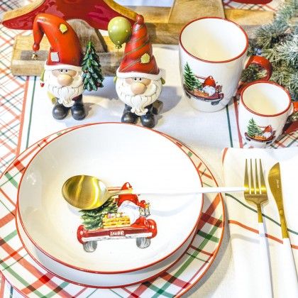 Servi�o Jantar Porcelana 18 Pe�as 49X13X28cm