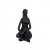 Figura Mulher Sentada Com Mãos Nas Pernas 13X9.5X20cm Figura Mulher Sentada Com Mãos Nas Pernas 13X9.5X20cm