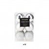Bola Natal Prata 6cm Pack 12