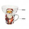 Caneca Natal 360ml com tigela 600ml Porcelana