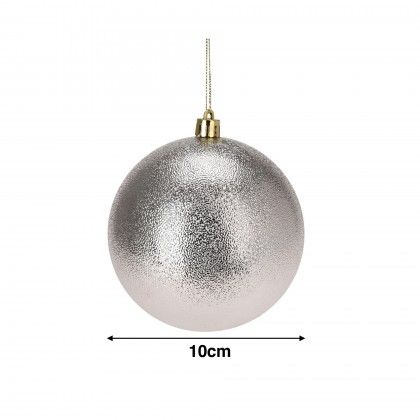 Bola Natal Ambar 10cm