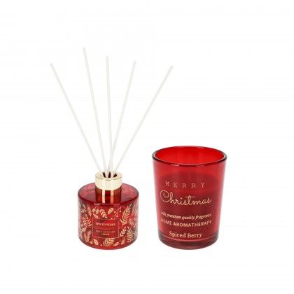 Conjunto Mikado + Vela Perfumada Natal Conjunto Mikado + Vela Perfumada Natal
