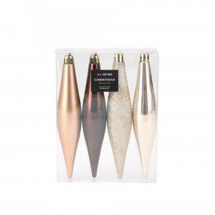 Pendente Natal Cobre Pack 4