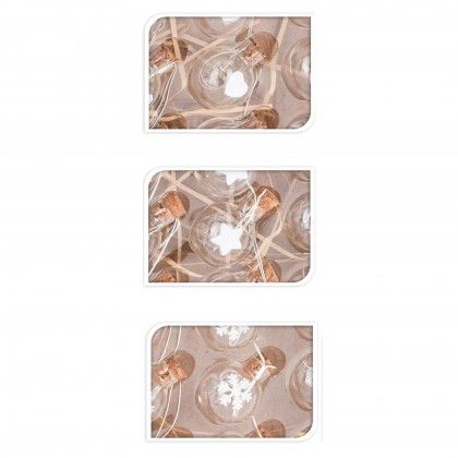 Grinalda Natal Arame 15 Bolas Led