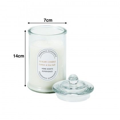 Frasco Vidro Vela Perfumada 7X14cm