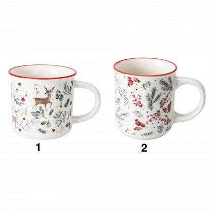 Caneca Natal Porcelana 400ml