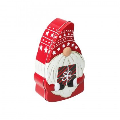 Caixa Metal Pai Natal 20X10X7cm