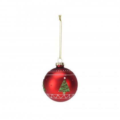Bola Natal Vidro 8cm
