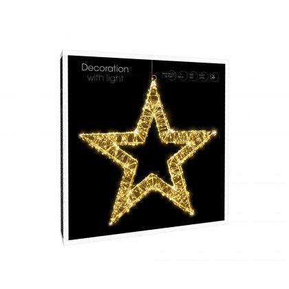 Estrela Natal 960 Led Luz Quente 38cm Estrela Natal 960 Led Luz Quente 38cm