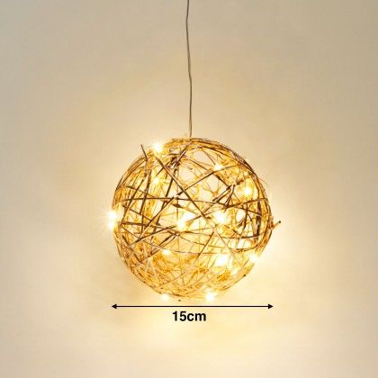 Bola Natal Led 15cm