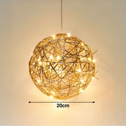 Bola Natal Led 20cm