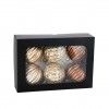 Bola Natal Castanho Pack 6