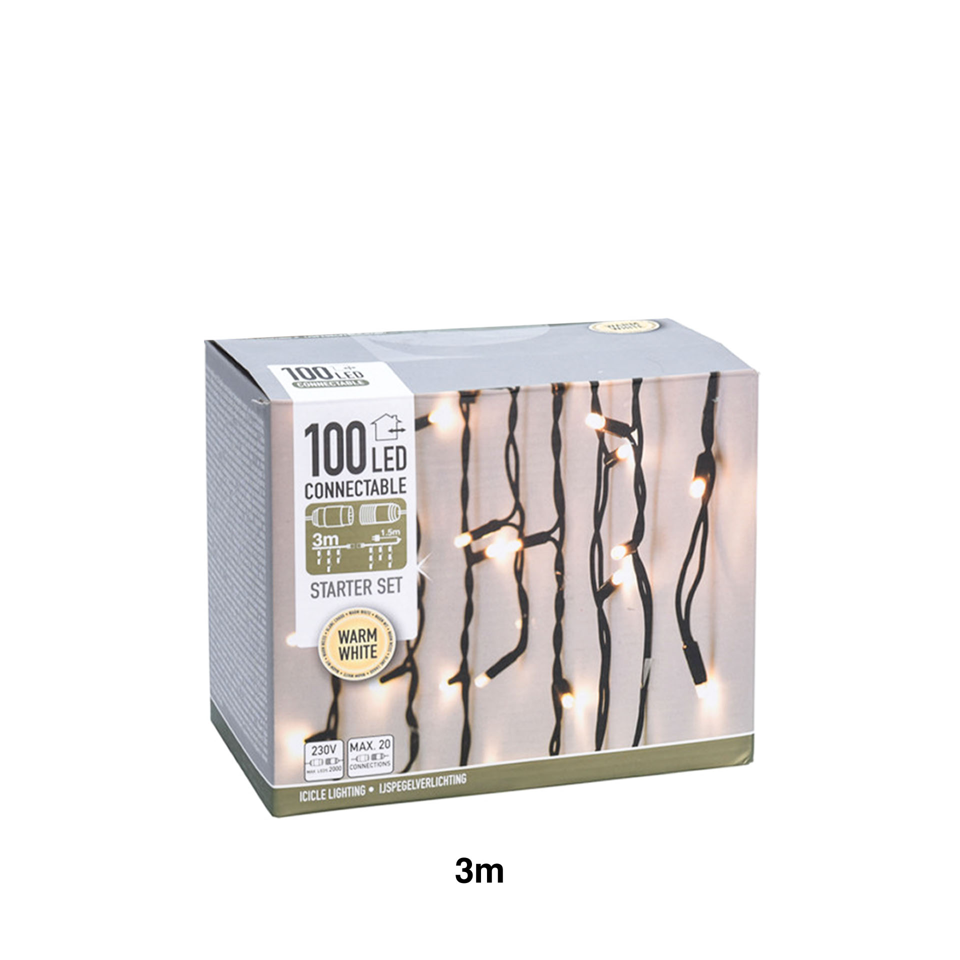 Cortina Natal 100 Led 300cm