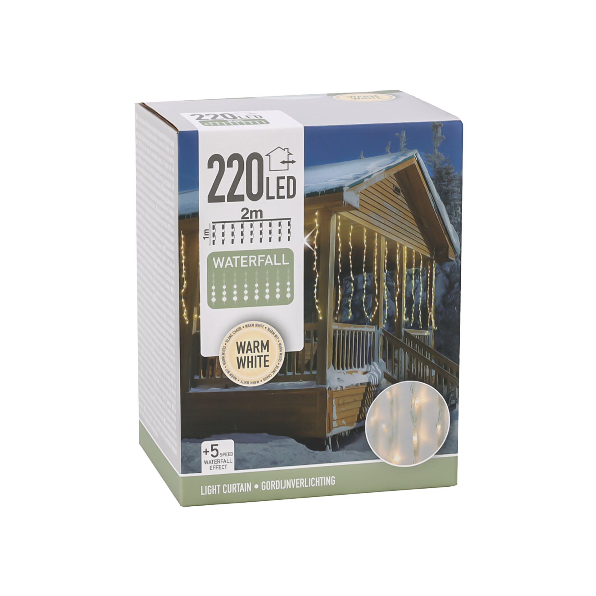 Cortina Natal 220 Led 200cm