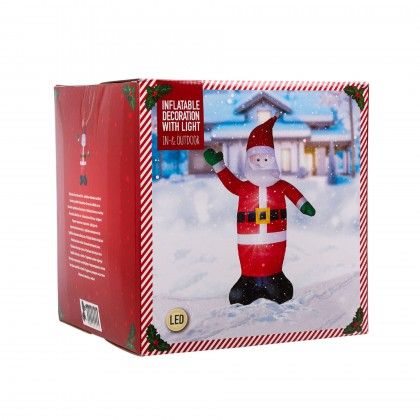 Pai Natal Insuflavel Led 400cm Pai Natal Insuflavel Led 400cm