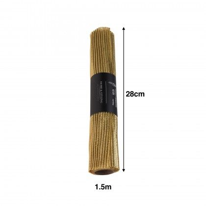 Rolo Tecido Ouro 28X150cm Rolo Tecido Ouro 28X150cm