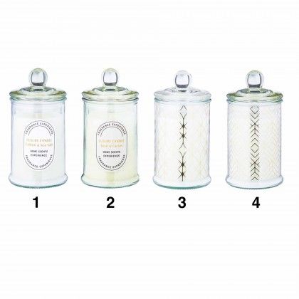 Frasco Vidro Vela Perfumada 6X11cm