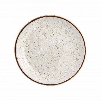 Prato Fundo Rustic Blend Branco 900ml 28X4cm