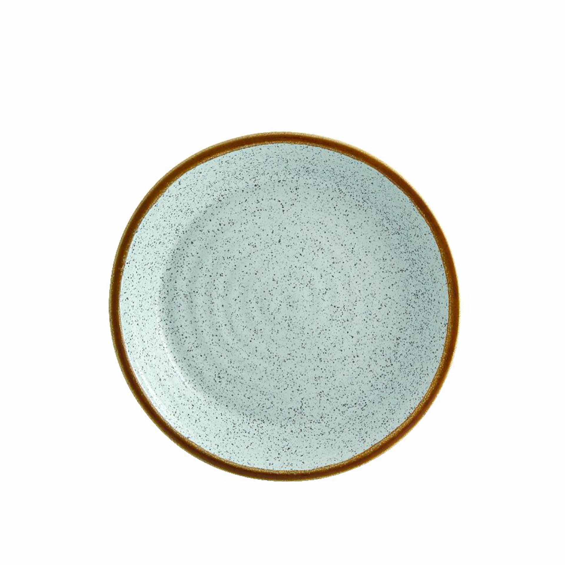 Prato Fundo Rustic Blend Turquesa 900ml 23X4cm