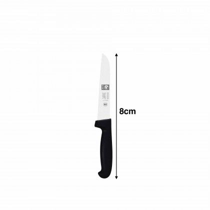 Faca Vegetais Icel Cabo Preto 8CM