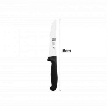 Faca Cozinha Icel Cabo Preto 15CM Faca Cozinha Icel Cabo Preto 15CM