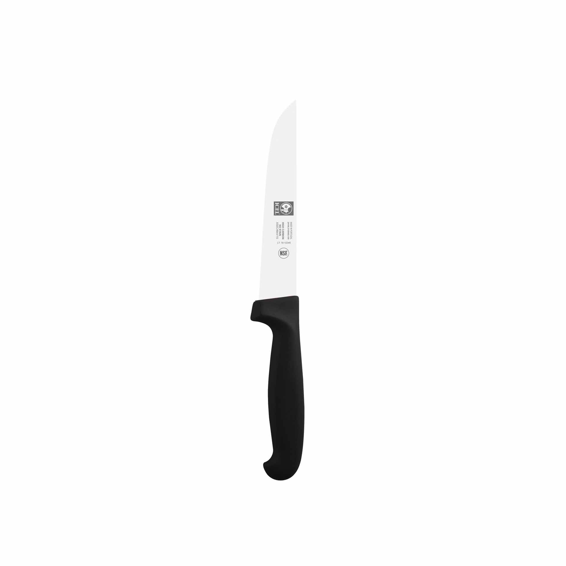 Faca Cozinha Icel Cabo Preto 15CM