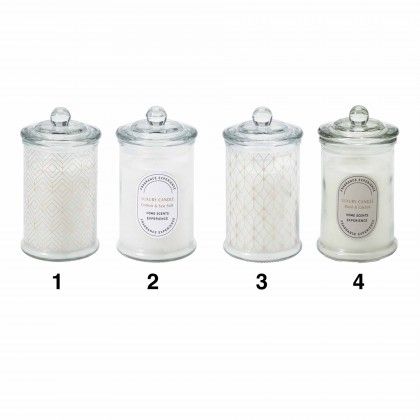 Frasco Vidro Vela Perfumada 7X14cm