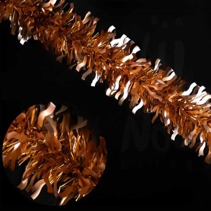 Festão Ondulado Champagne Mate 12X180cm Festão Ondulado Champagne Mate 12X180cm