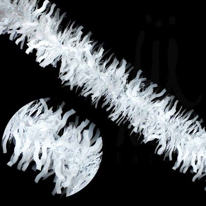 Festão Ondulado Branco 12X180cm Festão Ondulado Branco 12X180cm