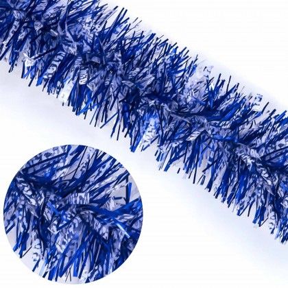 Festão Neve Azul 7X180cm Festão Neve Azul 7X180cm