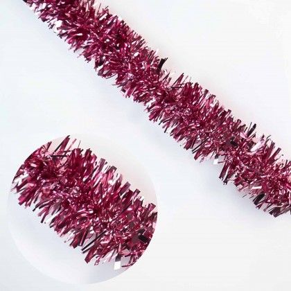 Festão Rosa 7X180cm Festão Rosa 7X180cm